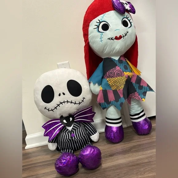 Disney Nightmare Before Christmas Plush Set - Red and Purple Jumbo plus 30 - Picture 3 of 7